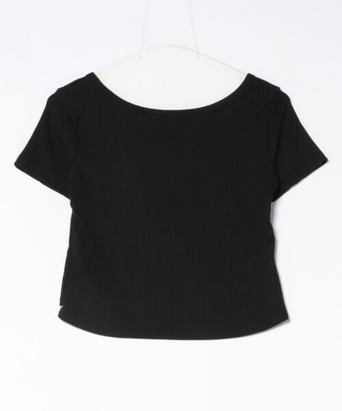frunco(フランコ)の「【ZOZOTOWN限定】レイヤー風リブTシャツ(Tシャツ/カットソー・レディース・ホワイト/ピンク/ブラック/ブルー・FREE)」の5枚目の写真