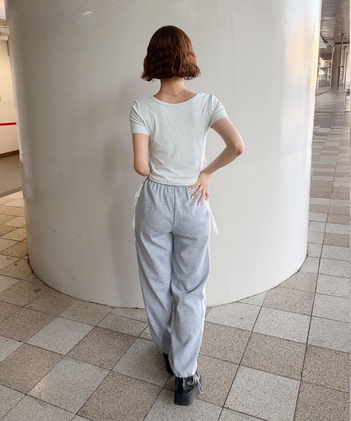 frunco(フランコ)の「【ZOZOTOWN限定】レイヤー風リブTシャツ(Tシャツ/カットソー・レディース・ホワイト/ピンク/ブラック/ブルー・FREE)」の20枚目の写真
