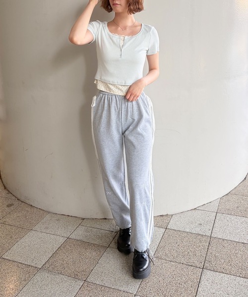 frunco(フランコ)の「【ZOZOTOWN限定】レイヤー風リブTシャツ(Tシャツ/カットソー・レディース・ホワイト/ピンク/ブラック/ブルー・FREE)」の15枚目の写真