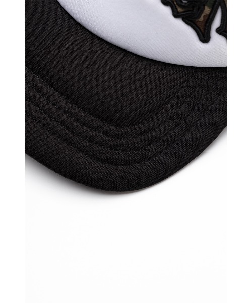 SUPPLIER（サプライヤー）の「メッシュキャップ｜Camouflage Iron Logo Mesh Cap｜SUPPLIER（キャップ・メンズ・ブラック・FREE）」の3枚目の写真