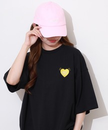 ヘビーウエイト ワイドシルエット ダイナー ハート フルーツ 半袖 TEE