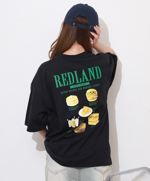 FUNALIVE(ファンアライブ)の「ヘビーウエイト ワイドシルエット ダイナー ハート フルーツ 半袖 TEE(Tシャツ/カットソー・メンズ・ホワイト/スミクロ/ネイビー/ブラック系2/チャコールグレー/ブラック/ホワイト系1/ホワイト系2/ブラック系1・M/L)」の2枚目の写真