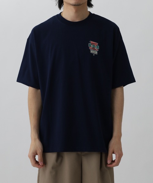 FUNALIVE(ファンアライブ)の「ヘビーウエイト ワイドシルエット ダイナー ハート フルーツ 半袖 TEE(Tシャツ/カットソー・メンズ・ホワイト/スミクロ/ネイビー/ブラック系2/チャコールグレー/ブラック/ホワイト系1/ホワイト系2/ブラック系1・M/L)」の18枚目の写真