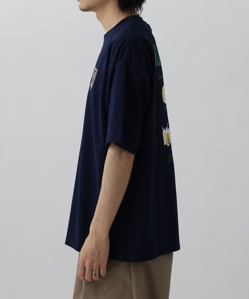 FUNALIVE(ファンアライブ)の「ヘビーウエイト ワイドシルエット ダイナー ハート フルーツ 半袖 TEE(Tシャツ/カットソー・メンズ・ホワイト/スミクロ/ネイビー/ブラック系2/チャコールグレー/ブラック/ホワイト系1/ホワイト系2/ブラック系1・M/L)」の19枚目の写真