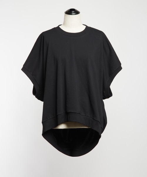gomme(ゴム)の「コクーンT(Tシャツ/カットソー・レディース・パープル/ブラック・MEDIUM)」の14枚目の写真