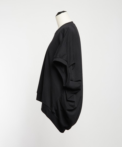 gomme(ゴム)の「コクーンT(Tシャツ/カットソー・レディース・パープル/ブラック・MEDIUM)」の15枚目の写真