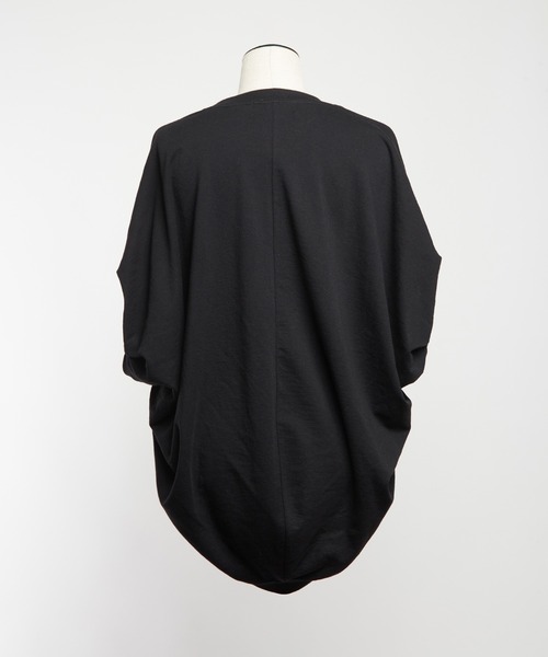 gomme(ゴム)の「コクーンT(Tシャツ/カットソー・レディース・パープル/ブラック・MEDIUM)」の16枚目の写真