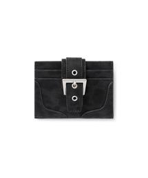 FENNEC（フェネック）の「BUCKLE BRIDGE POCKET - LEOPARD BLACK（札入れ/マネークリップ）」