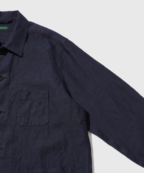 WILD LIFE TAILOR Adam et Rope'(ワイルドテーラーアダムエロペ )の「LINEN COVERALL(カバーオール・メンズ・ベージュ/ネイビー・L/M/S)」の7枚目の写真
