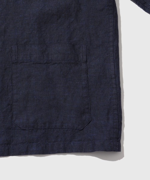 WILD LIFE TAILOR Adam et Rope'(ワイルドテーラーアダムエロペ )の「LINEN COVERALL(カバーオール・メンズ・ベージュ/ネイビー・L/M/S)」の8枚目の写真
