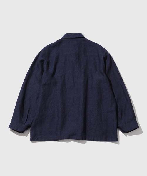 WILD LIFE TAILOR Adam et Rope'(ワイルドテーラーアダムエロペ )の「LINEN COVERALL(カバーオール・メンズ・ベージュ/ネイビー・L/M/S)」の10枚目の写真