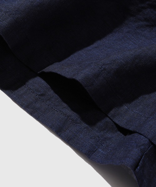 WILD LIFE TAILOR Adam et Rope'(ワイルドテーラーアダムエロペ )の「LINEN COVERALL(カバーオール・メンズ・ベージュ/ネイビー・L/M/S)」の12枚目の写真