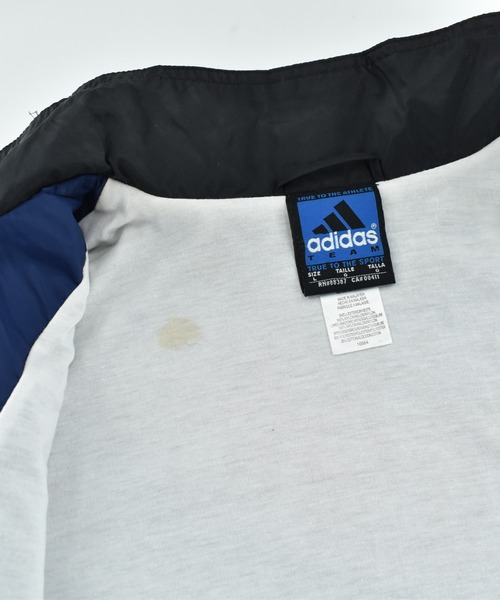 adidas（アディダス）の「【USED】90's adidas ナイロン トラックジャケット（ナイロンジャケット・メンズ・ネイビー・LARGE）」の8枚目の写真
