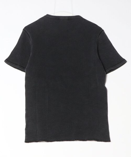 ARCADE(アーケード)の「ピグメント加工 サーマルワッフル 半袖Tシャツ クルーネック ヘンリーネック(Tシャツ/カットソー・メンズ・ブラック系2/カーキ系2/ネイビー系2/カーキ系1/ネイビー系1/ブラック系1・L/XL/M)」の7枚目の写真