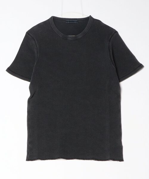 ARCADE(アーケード)の「ピグメント加工 サーマルワッフル 半袖Tシャツ クルーネック ヘンリーネック(Tシャツ/カットソー・メンズ・ブラック系2/カーキ系2/ネイビー系2/カーキ系1/ネイビー系1/ブラック系1・L/XL/M)」の16枚目の写真