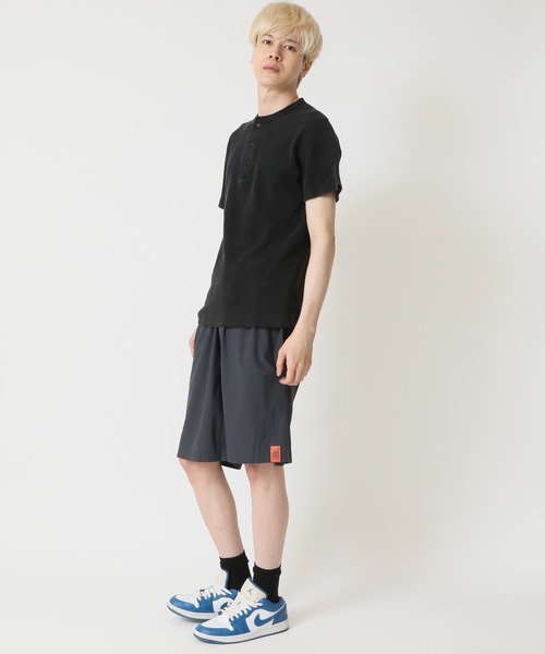 ARCADE(アーケード)の「ピグメント加工 サーマルワッフル 半袖Tシャツ クルーネック ヘンリーネック(Tシャツ/カットソー・メンズ・ブラック系2/カーキ系2/ネイビー系2/カーキ系1/ネイビー系1/ブラック系1・L/XL/M)」の13枚目の写真