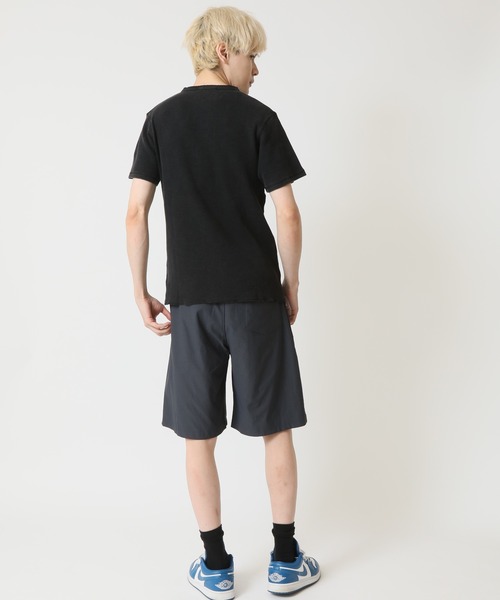 ARCADE(アーケード)の「ピグメント加工 サーマルワッフル 半袖Tシャツ クルーネック ヘンリーネック(Tシャツ/カットソー・メンズ・ブラック系2/カーキ系2/ネイビー系2/カーキ系1/ネイビー系1/ブラック系1・L/XL/M)」の14枚目の写真