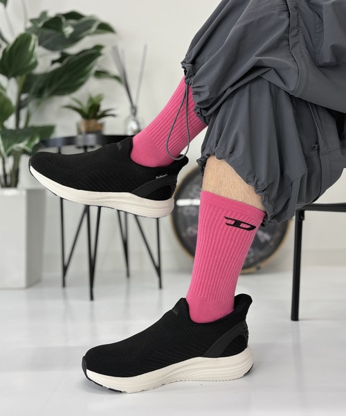 LUGG NAGG(ラグナグ)の「【BOBSON】4㎝防水晴雨兼用ランニングスリッポン【スポッと】(スリッポン・メンズ・グレー/ブラック・26.0cm/25.0cm/27.0cm/26.5cm/25.5cm)」の3枚目の写真