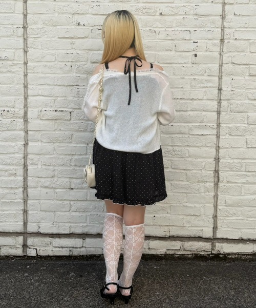 Another Branch olive des olive(アナザーブランチオリーブデオリーブ)の「フリルティアードキャミ(ワンピース・レディース・アイボリー/ブラック/ネイビー/ブラウン・FREE)」の22枚目の写真