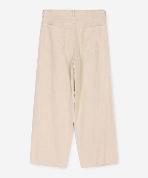 TICCA(ティッカ)の「TICCA | リネン ガーメントダイパンツ WOMEN(その他パンツ・レディース・ベージュ/チャコール/カーキ・1/0)」の5枚目の写真