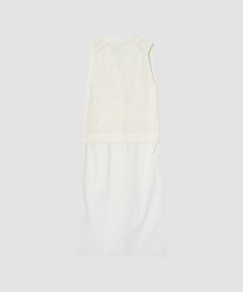 THE LILLE（ザ リル）の「Bryn Knit Vest One-piece_Ivory（ワンピース・レディース・その他・FREE）」の3枚目の写真
