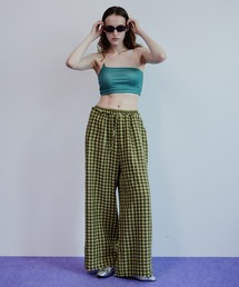 MAISON SPECIAL | 【2026Summer PRE-ORDER】Checkered Wide Pants/チェックワイドパンツ(その他パンツ)