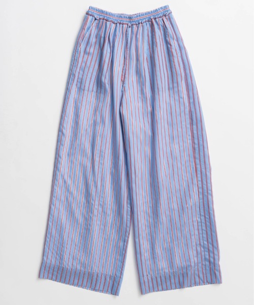MAISON SPECIAL(メゾンスペシャル)の「【2026Summer PRE-ORDER】Checkered Wide Pants/チェックワイドパンツ(その他パンツ・レディース・ブルー/パープル/グリーン・36/38)」の13枚目の写真