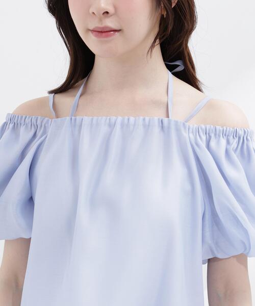 PROPORTION BODY DRESSING(プロポーションボディドレッシング)の「シアーバルーンブラウス / 1216210605(シャツ/ブラウス・レディース・ブルー/ホワイト系その他/オフホワイト・FREE)」の20枚目の写真