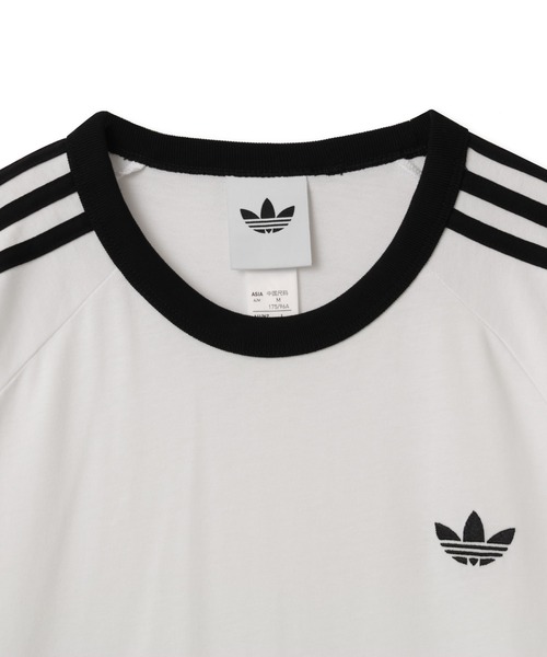 adidas(アディダス)の「adidas 3-STRIPES TEE / アディダス 3ストライプス Tシャツ(Tシャツ/カットソー・メンズ・ホワイト・XL/S/M/XXL/L)」の3枚目の写真