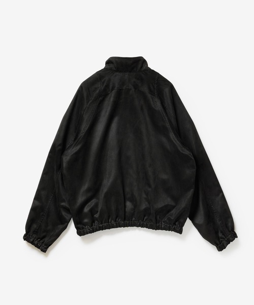 VEIN （ヴェイン）の「シンセティックスエード トラックジャケット / SYNTHETIC SUEDE TRACK JACKET（ブルゾン・メンズ・ブラック/カーキ・3/2/1）」の4枚目の写真