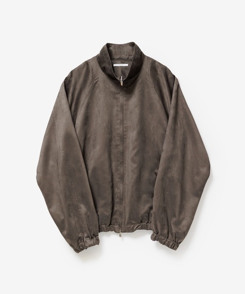 VEIN （ヴェイン）の「シンセティックスエード トラックジャケット / SYNTHETIC SUEDE TRACK JACKET（ブルゾン・メンズ・ブラック/カーキ・3/2/1）」の6枚目の写真