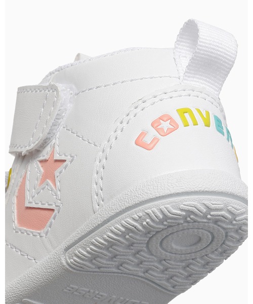 CONVERSE ALL STAR（コンバースオールスター）の「MINI INCHSTAR / ミニ　インチスター（スニーカー・キッズ・ホワイト・6/8/6.5/5/7/7.5/5.5/4.5）」の9枚目の写真