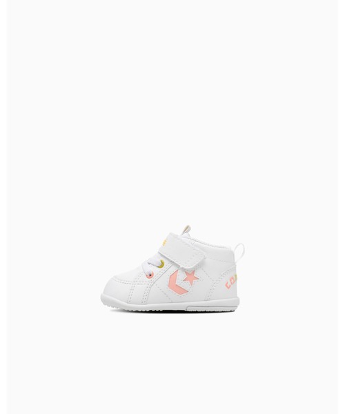 CONVERSE ALL STAR（コンバースオールスター）の「MINI INCHSTAR / ミニ　インチスター（スニーカー・キッズ・ホワイト・6/8/6.5/5/7/7.5/5.5/4.5）」の3枚目の写真