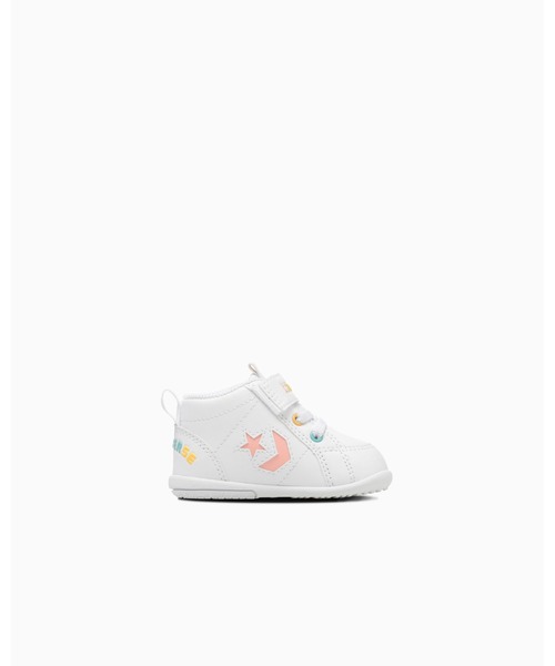 CONVERSE ALL STAR（コンバースオールスター）の「MINI INCHSTAR / ミニ　インチスター（スニーカー・キッズ・ホワイト・6/8/6.5/5/7/7.5/5.5/4.5）」の2枚目の写真