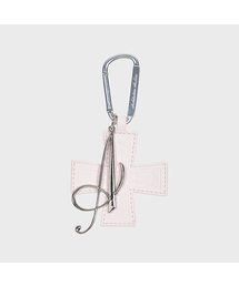 ALKI ALKA（アルキアルカ）の「Cross Keychain Necklace (Light Pink)（キーケース/キーアクセサリー）」