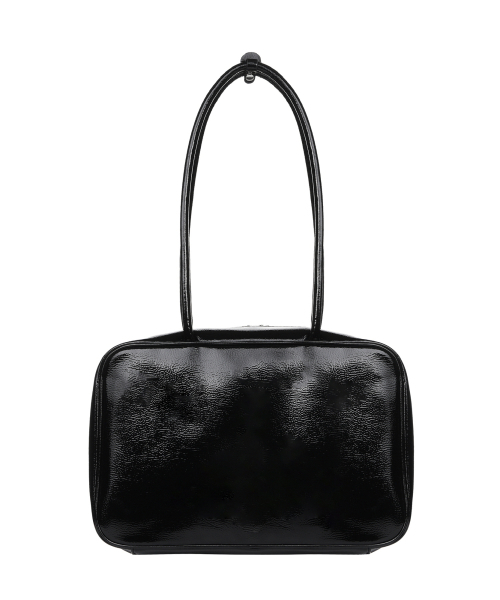 NICK&NICOLE（ニックアンドニコール）の「NICOLE LOGO MINIMAL SQUARE BAG_BLACK（ショルダーバッグ・レディース・その他・FREE）」の3枚目の写真