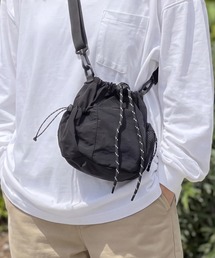 【SETUP7】撥水サコッシュ ミニ ショルダー バッグ 鞄 巾着 ポーチ SPD