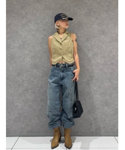 LAGUA GEM(ラグアジェム)の「STUDS THIN ベルト(ベルト・レディース・ブラック/ピンク・FREE)」の20枚目の写真