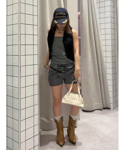 LAGUA GEM(ラグアジェム)の「STUDS THIN ベルト(ベルト・レディース・ブラック/ピンク・FREE)」の22枚目の写真