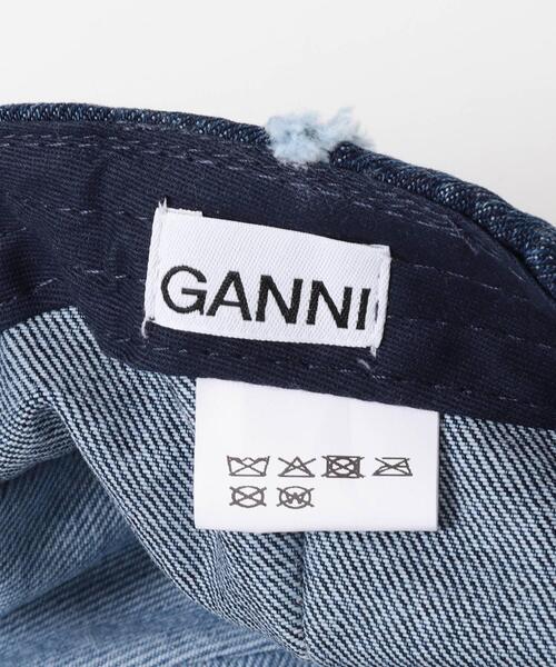 GANNI(ガニー)の「GANNI DENIM PATCHWORK CAP(キャップ・レディース・ブルー系その他・-)」の8枚目の写真