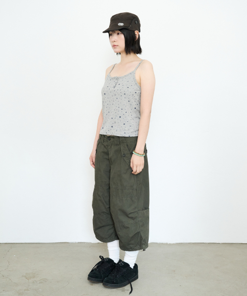 PARAKEET(パラキート)の「ギャラクシーヘンリースリーブレス(メランジグレー)(Tシャツ/カットソー・レディース・ミックスグレー・OS)」の5枚目の写真