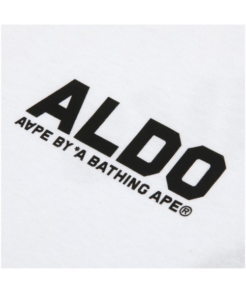 AAPE BY A BATHING APE(エーエイプバイアベイシングエイプ)の「AAPER "AAPER UNVS ALDO" TEE(Tシャツ/カットソー・メンズ・ホワイト/ブラック・SMALL/MEDIUM/LARGE/X-LARGE/XX-LARGE)」の5枚目の写真