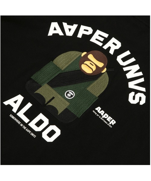 AAPE BY A BATHING APE(エーエイプバイアベイシングエイプ)の「AAPER "AAPER UNVS ALDO" TEE(Tシャツ/カットソー・メンズ・ホワイト/ブラック・SMALL/MEDIUM/LARGE/X-LARGE/XX-LARGE)」の10枚目の写真