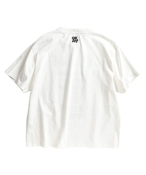 SAKAZEN(サカゼン)の「【WEB限定価格】Tシャツ 半袖 メンズ 大きいサイズ コラージュレタリング ロゴ プリント クルーネック トップスカジュアル 春 夏(Tシャツ/カットソー・メンズ・ホワイト/ブラック・2XL/3XL/X(2L))」の16枚目の写真