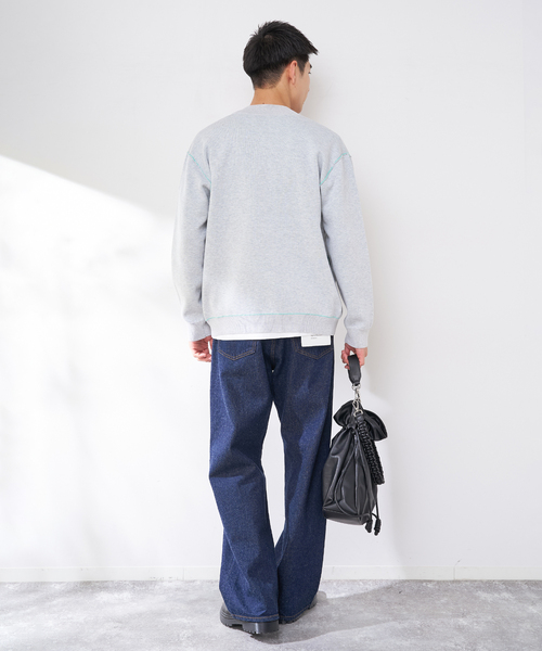 B.C STOCK(ベーセーストック)の「ANTS & ELEPHANTS 2TONE スウェットライク リブカーディガン(カーディガン/ボレロ・メンズ・グレー/チャコールグレー/ブラウン/レッド・LARGE/MEDIUM)」の16枚目の写真