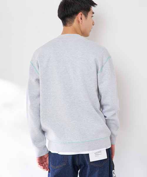 B.C STOCK(ベーセーストック)の「ANTS & ELEPHANTS 2TONE スウェットライク リブカーディガン(カーディガン/ボレロ・メンズ・グレー/チャコールグレー/ブラウン/レッド・LARGE/MEDIUM)」の20枚目の写真