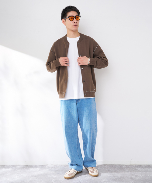 B.C STOCK(ベーセーストック)の「ANTS & ELEPHANTS 2TONE スウェットライク リブカーディガン(カーディガン/ボレロ・メンズ・グレー/チャコールグレー/ブラウン/レッド・LARGE/MEDIUM)」の21枚目の写真