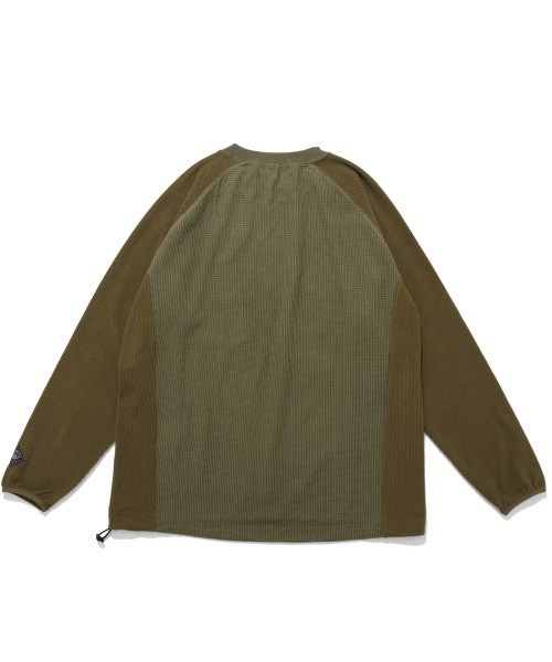 KRIFF MAYER(クリフメイヤー)の「アクティブフリースクルー(Tシャツ/カットソー・メンズ・オリーブ/カラフル/キャメル/ブラック・MEDIUM/X-LARGE/LARGE)」の10枚目の写真