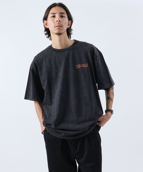 The Endless Summer（エンドレスサマー）の「【WEB / FLAG SHOP限定】TES VINTAGE BIKER T-SHIRT / 半袖Tシャツ（Tシャツ/カットソー・メンズ・ダークグリーン/ブラック/ネイビー/チャコール・MEDIUM/LARGE/X-LARGE/XX-LARGE）」の9枚目の写真