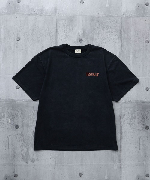 The Endless Summer（エンドレスサマー）の「【WEB / FLAG SHOP限定】TES VINTAGE BIKER T-SHIRT / 半袖Tシャツ（Tシャツ/カットソー・メンズ・ダークグリーン/ブラック/ネイビー/チャコール・MEDIUM/LARGE/X-LARGE/XX-LARGE）」の6枚目の写真